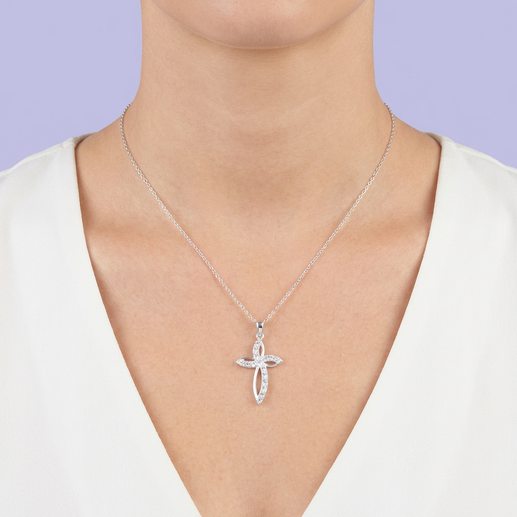 Cruz de Plata .925 de Diseño Elegante mod. 1974
