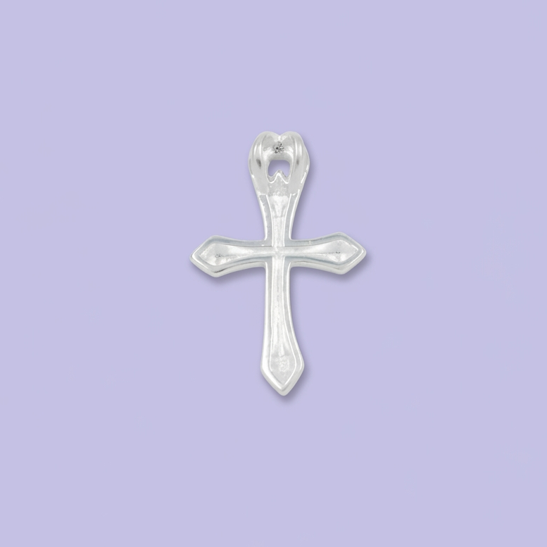Cruz de Plata .925 Diseño Hueco con Grabado Especial mod. 1957
