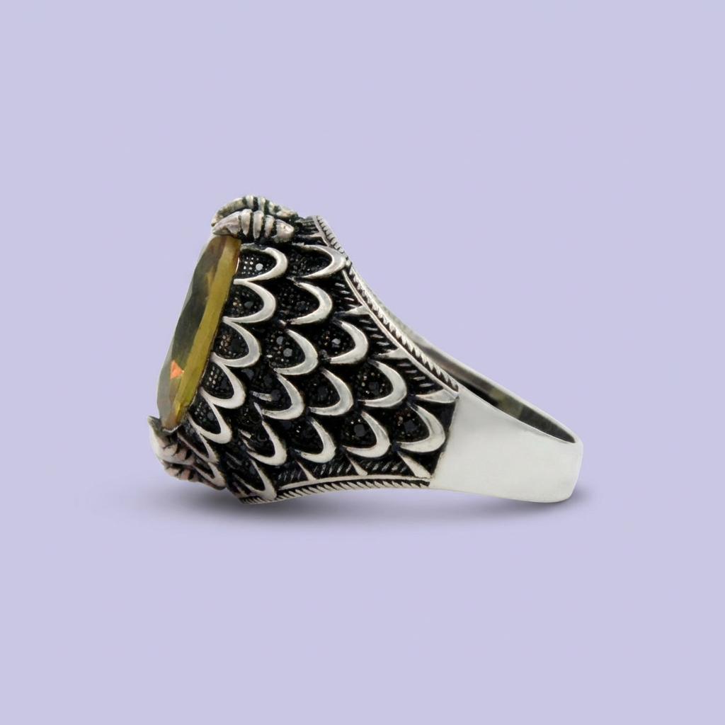Anillo de Plata .925 Diseño Especial Brillante mod. 2001