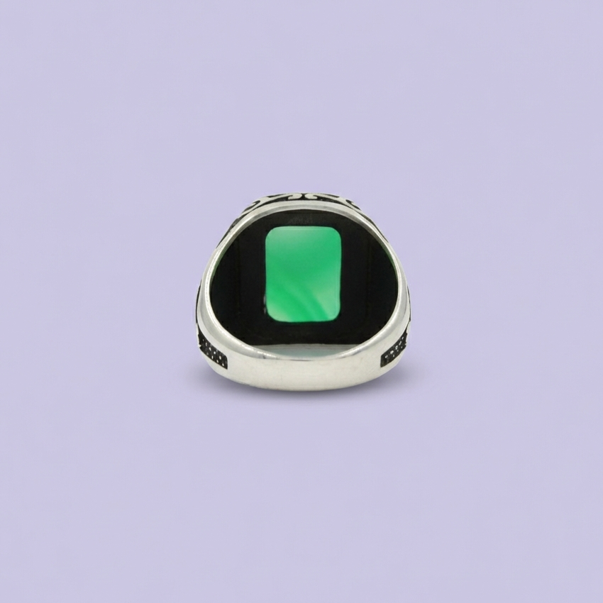 Anillo de Plata .925 Diseño Otomano Semi Cuadrado mod. 1995