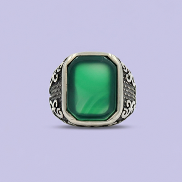 Anillo de Plata .925 Diseño Otomano Semi Cuadrado mod. 1995