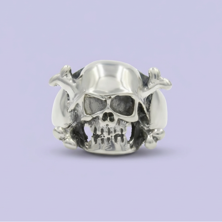 Anillo de Plata .925 Diseño de Calavera mod. 1998
