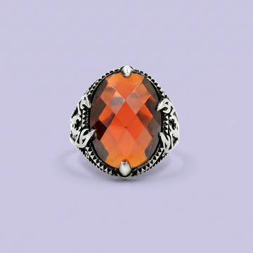 Anillo de Plata .925 Diseño Oval Elegante mod. 2003
