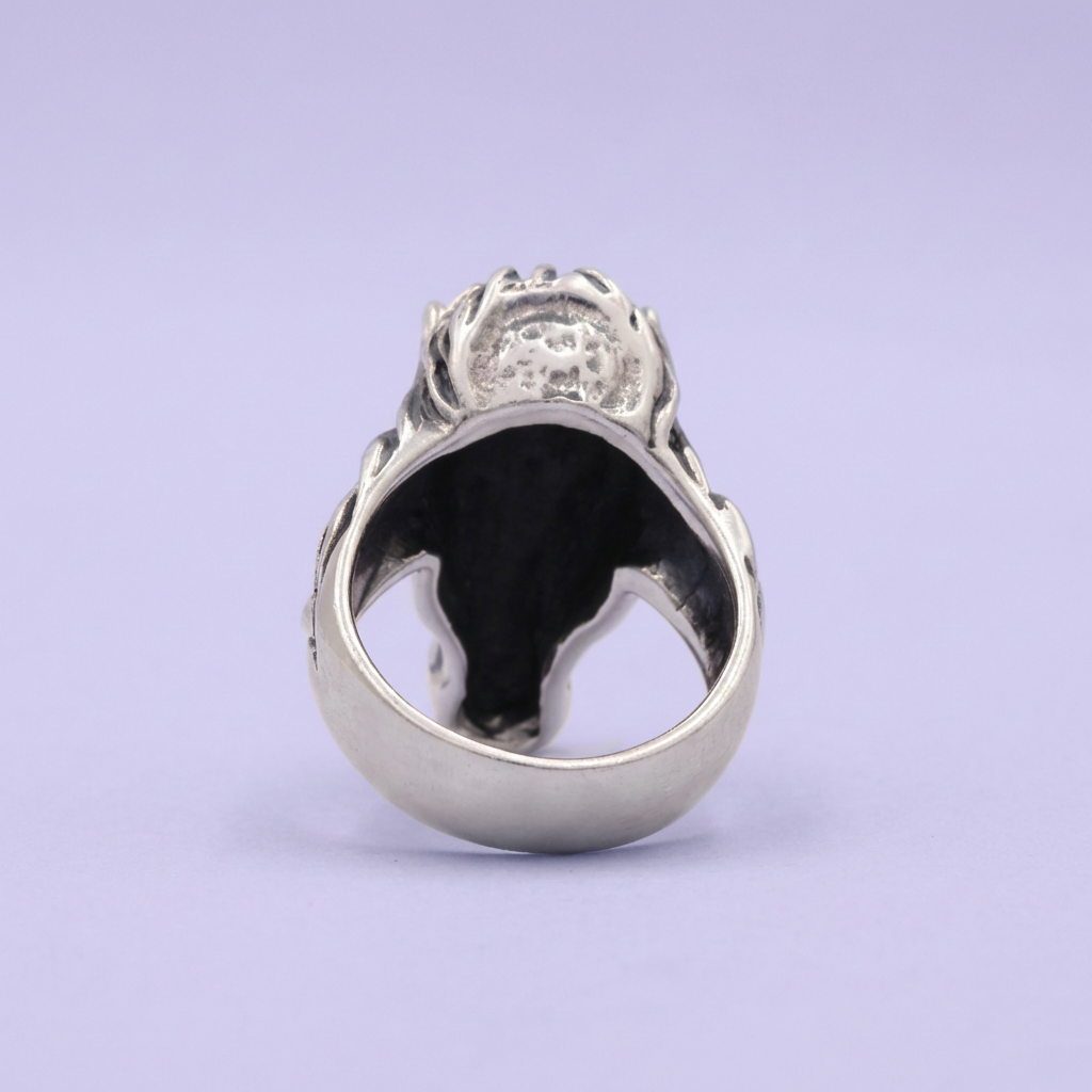 Anillo de Plata .925 de Bulto con Diseño de Caballo  mod. 2005