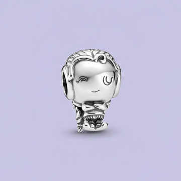 Dije de Plata .925 Estilo Charm con Diseño de Niña Especial con mod. 1943