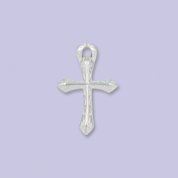 Cruz de Plata .925 Diseño Hueco con Grabado Especial mod. 1957