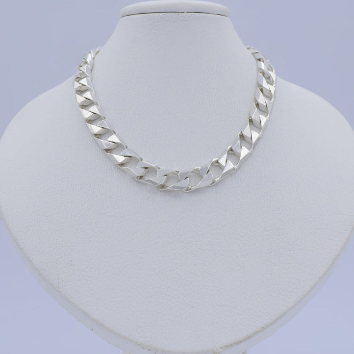 Cadena de Plata .925 de Tejido Cubano Cuadrado mod. 1516