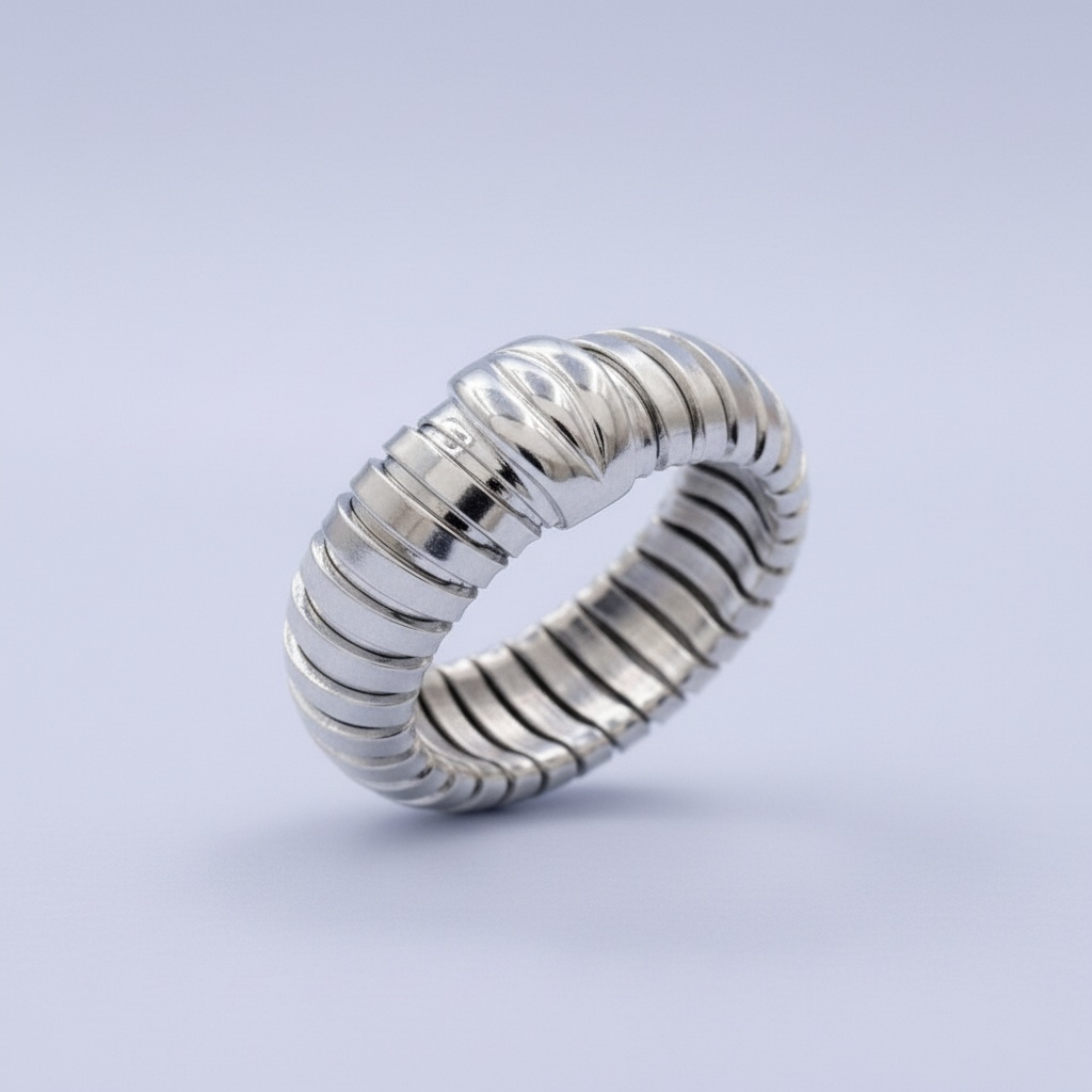 Anillo de Plata .925 Diseño Flexi Hueco mod. 1407