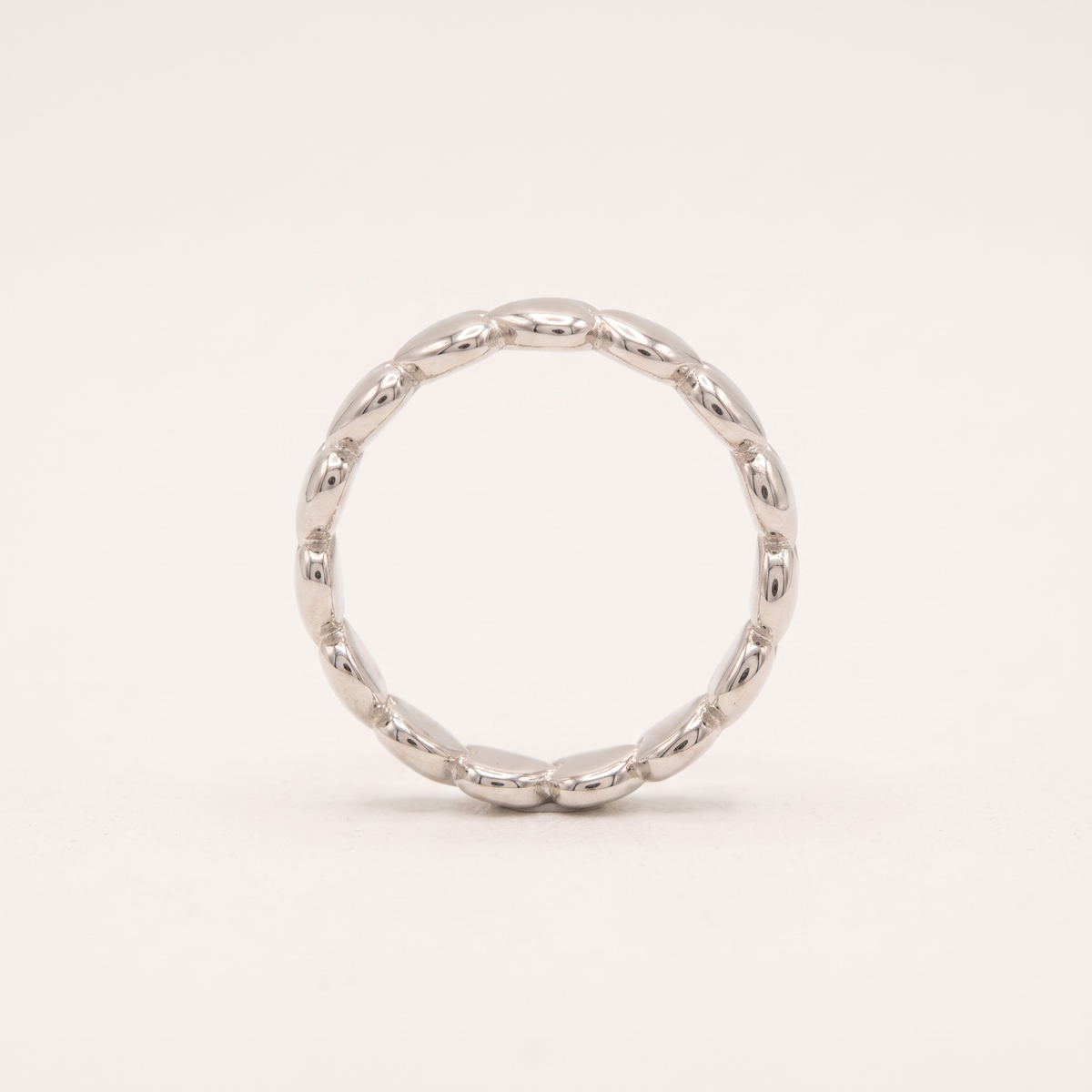 Anillo de Plata. 925 Corazones Lisos Elegantes mod.3255