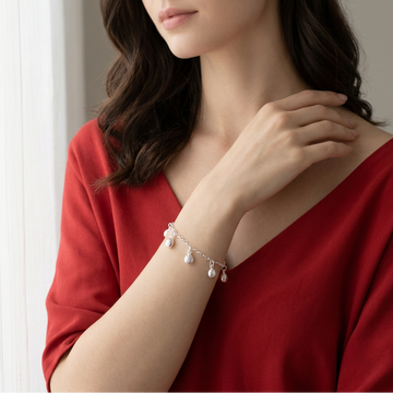 Pulsera de Plata. 925 Diseño de Mariquita Con Extensión mod.3282
