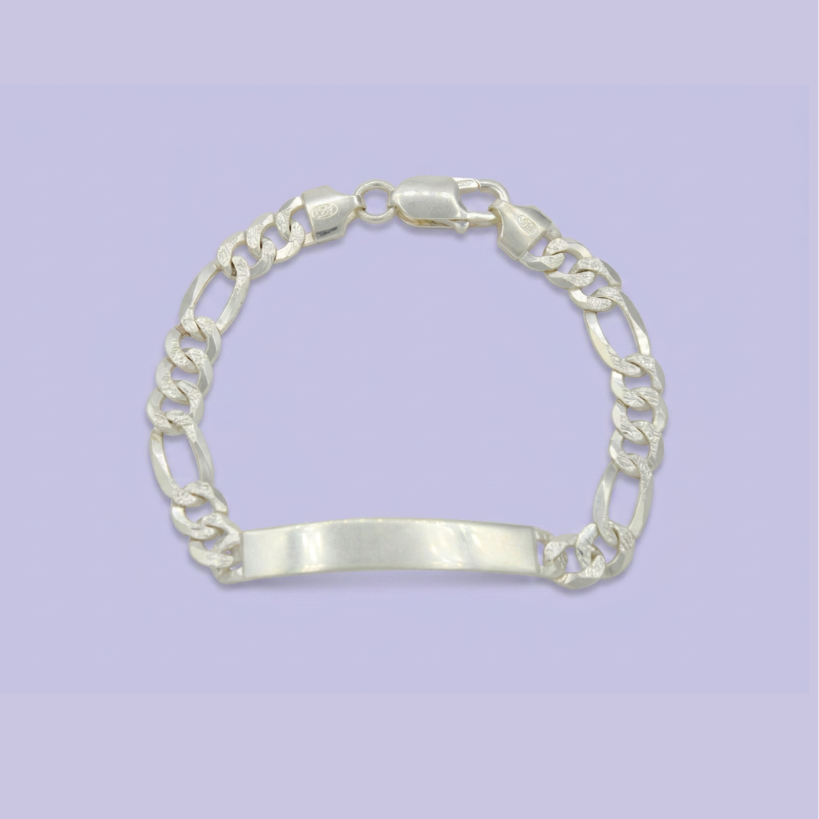 Esclava de Plata .925. de Tejido 3x1 Facetado con Diamantado Especial mod. 2398