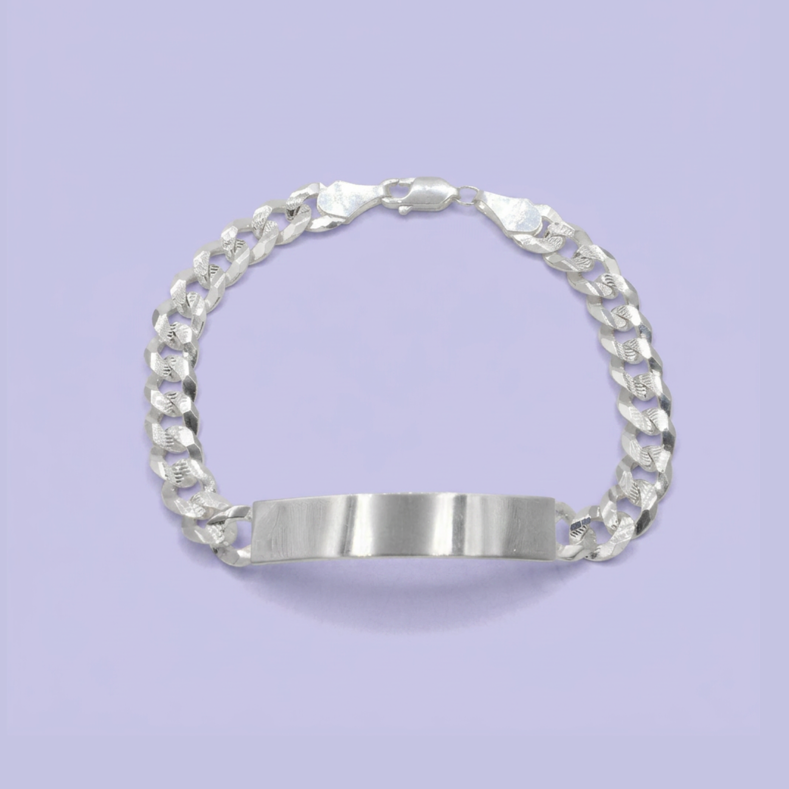 Esclava de Plata .925. de Tejido Barbado Monarca Diamantada mod. 2485