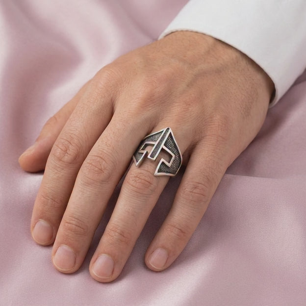 Anillo de Plata .925 Casco Espartano mod. 2845