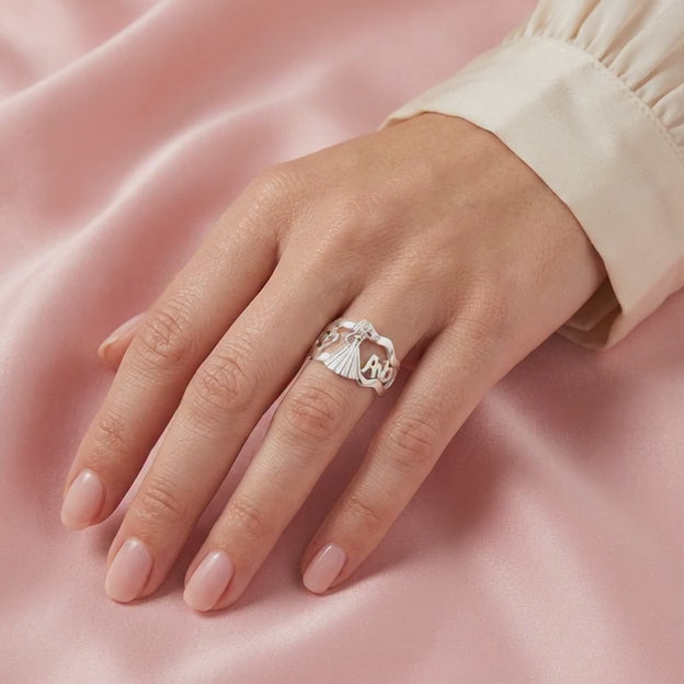 Anillo de Plata .925 Diseño Quinceañera mod. 2150