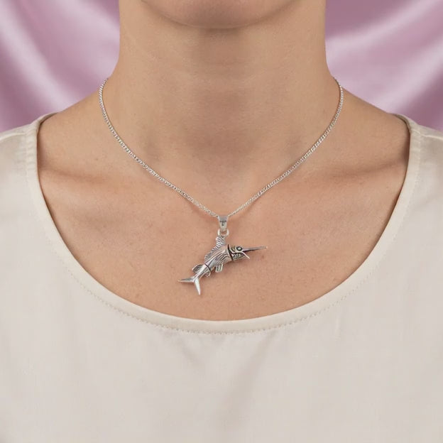 Dije de Plata .925 Pez Espada con Articulación mod. 2309