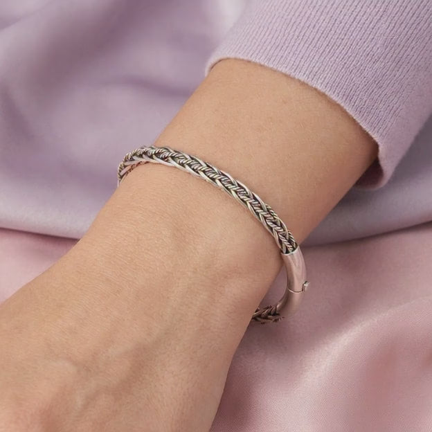 Pulsera de Plata .925 Trenzada mod. 2124