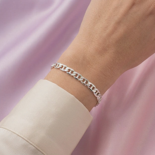 Pulsera de Plata .925 Navaja Adiamantado mod. 2144