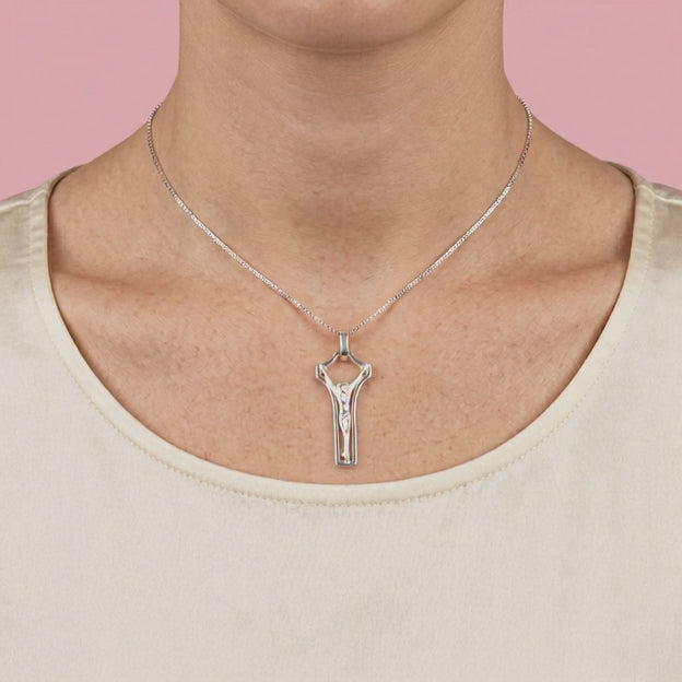 Dije de Plata .925 Cristo Crucificado mod. 2178