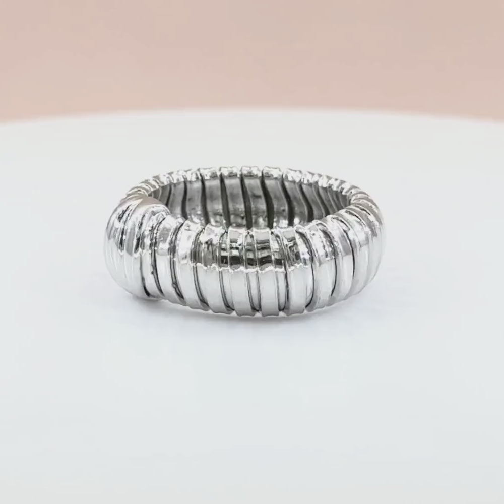 Anillo de Plata .925 Diseño Flexi Hueco mod. 1407