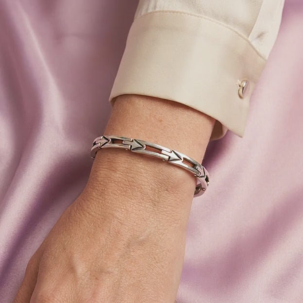 Pulsera de Plata .925 Barroco con Diseño de Flechas mod. 2138
