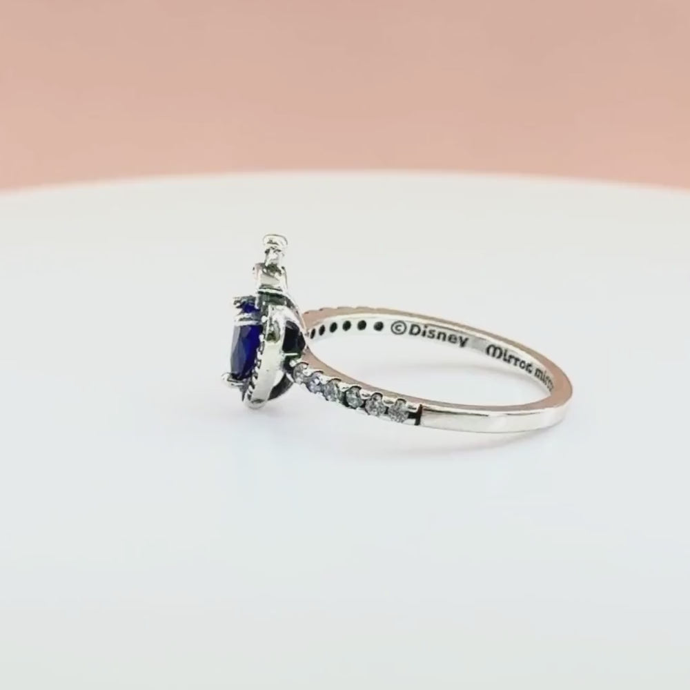 Anillo de Plata .925 Snow White con Corazón de Zirconia Brillante mod. 1398