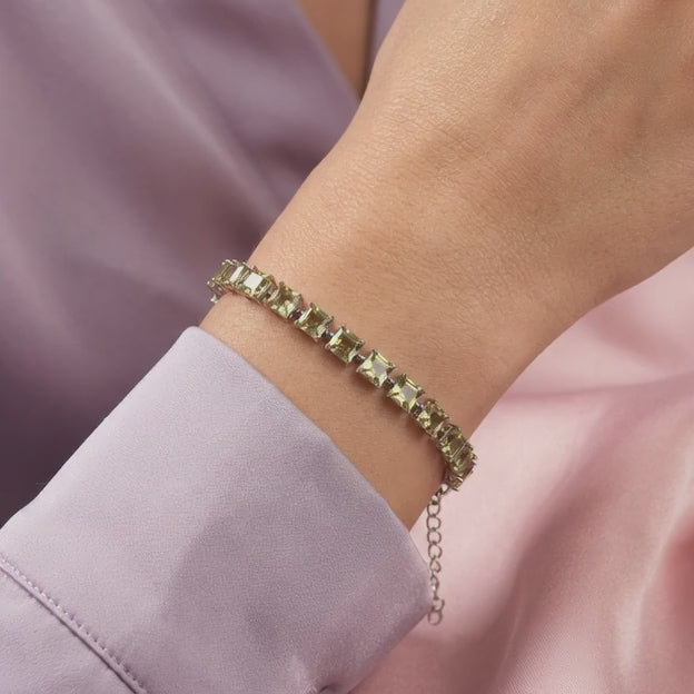 Pulsera de Plata .925 Incrustaciones de Sultanita mod. 2212