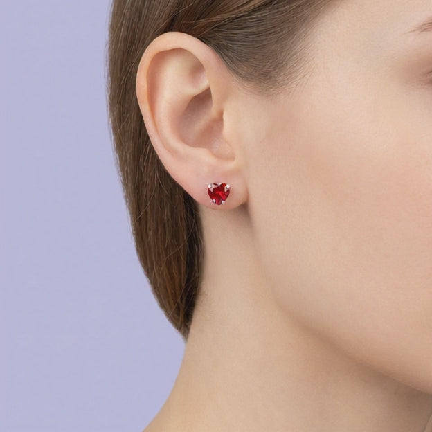 Broquel de Plata .925 de Corazón con Zirconia mod. 1909