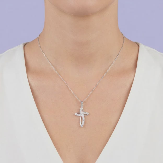 Cruz de Plata .925 de Diseño Elegante mod. 1974